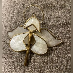 Vintage Capiz Shell Choir Angel ornaments